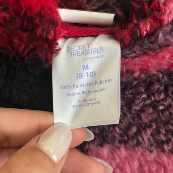 NWT red checkered hoodie - Picture 5 of 5